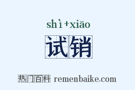 试销是什么意思的图片